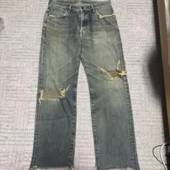 EDWIN 505XX ダメージデニム 32/33