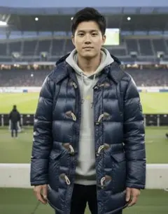 GEORGIA ダッフルダウンコート M ネイビー