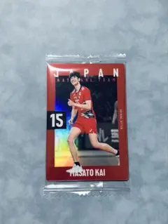 甲斐優斗　日本代表トレーディングカード　トレカ　バレーボール　ウエハース