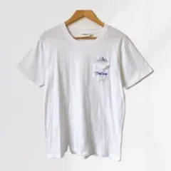 PEANUTS サーフスヌーピー　胸ポケット刺繍　Tシャツ　ホワイト　LLのサムネイル