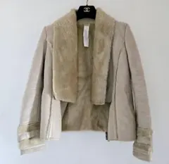 MURUA　ムートンジャケット コート ベージュ アイボリー