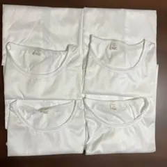 ホワイト クルーネックTシャツ 4枚セット