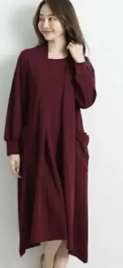 最安値新品MARTHAワンピースボルドー送料無料