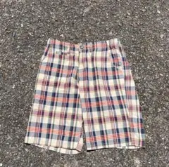 vintage チェックハーフパンツ　ショートパンツ　90s cityboyのサムネイル