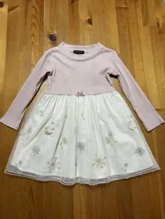 coto cotte 100cm 星と月の長袖ワンピース