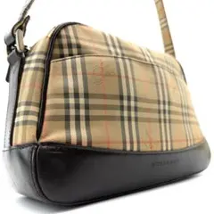 BURBERRY ショルダーバッグ　キャンバス　ノバチェック 斜め掛け