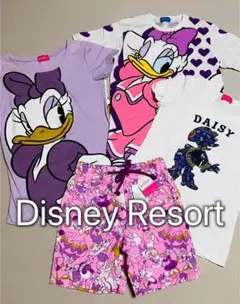ディズニー　Disney デイジー　Tシャツ　パンツ　美品　新品　4点セット