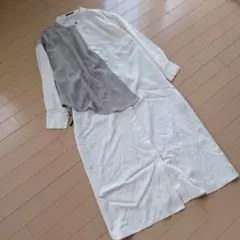 loab ロングシャツワンピース　羽織り