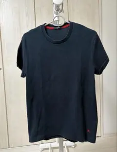 バーバリーコットン100% 半袖Tシャツ　ネイビー　Lサイズ