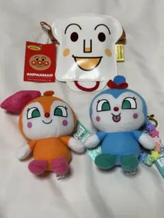 アンパンマン可愛いキーホルダー2種 &しょくぱんまんコインケース