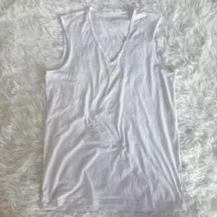 UNIQLO ユニクロ エアリズム インナーシャツ タンクトップ ホワイト L