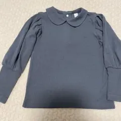 フォーマル対応　110 パフスリーブ　リブ　長袖　アプレレクール キッズ　卒業式