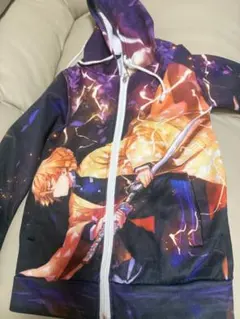 鬼滅の刃　善逸 フード付きパーカー 130センチ