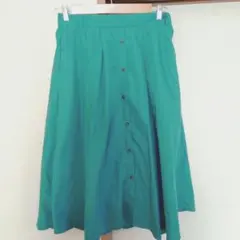 earth music&ecology ボタン付きフレアスカート F