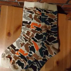 カモフラージュ柄 ソックス 3足セット　25~27cmのサムネイル