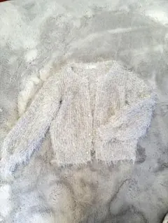 美品！ROPE PICNIC ラメシャギーカーディガン 38