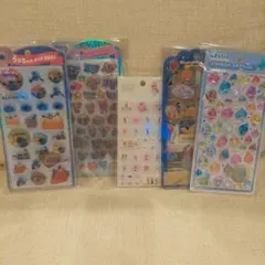 SUNSUN、ANGELBLUE、エスターバニーしずくちゃんシール色々5点セット