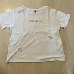 ピンクラテ　半袖Tシャツ ホワイト ロゴプリントのサムネイル
