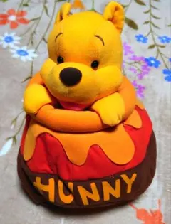 帽子タイプぬいぐるみ くまのプーさん ハニーポット