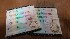 【未使用】ディズニー100周年ミニタオル2枚セット