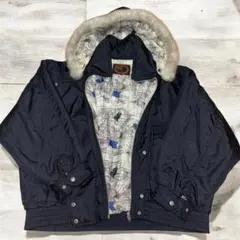 ブルゾンジャケット　地図　ビンテージ　フライトジャケット