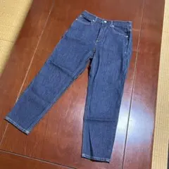 GU 150cm ダークブルー ストレートデニム　M ジュニアサイズ　ズボン