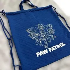 未使用美品PAW PATROLパオパトナップザック青ブルー36x40体操服入れ