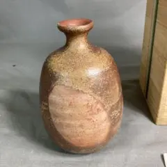 備前焼 陶磁器「木村隆明 備前 花入」陶印 共箱 共布ZBP 備前焼 陶磁器「木村隆明 備前 花入」陶印 共箱 共布ZBP 2025年