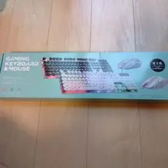 【新品未開封】ゲーミングキーボード＆マウスセット ブラック