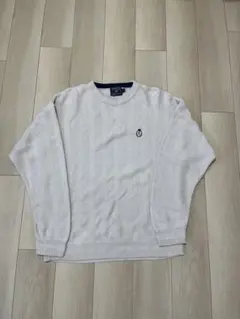 80s　Chaps Ralph Lauren ラルフローレン　コットンニット古着