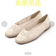 GLOBAL WORK／レース素材 フラットシューズ パンプスのサムネイル