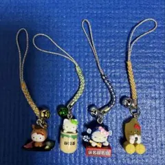 ご当地キティ根付け　タグ無し　　未使用　4種