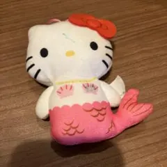 ハローキティ 人魚 ストラップ 2023 (ペン落書きありの訳アリ)