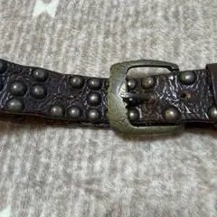 00s DIESEL スタッズベルト レザー 本革 y2k archive - メルカリ
