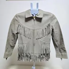 Y&O ヤングアンドオルセン レザージャケット 革ジャン フリンジレザー