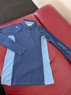 DESCENTE GOLF 長袖ポロ FOR GOLF LOVERS（薄手）のサムネイル