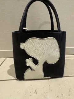 スヌーピー シルエット ハンドバッグチャーム付き限定SALE