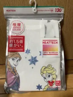 新品 ユニクロ ヒートテック 極暖 アナ雪 130cm 長袖