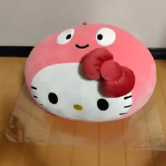 サンリオキャラクターズ 　ダイナソー 　フェイス型ぬいぐるみ ハローキティ