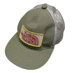 THE NORTH FACE メッシュキャップ オリーブグリーン　キッズＭ