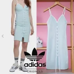 ADIDAS【新品】インターロックレースアップ ワンピース XL❣️