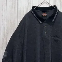 【人気・オーバーサイズ・希少】ハーレーダビッドソン 半袖 ポロシャツ 2XLのサムネイル