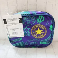 【未使用/タグ付き】【システムポーチ】ゴルフ◆CONVERSE 紫 リバーシブル