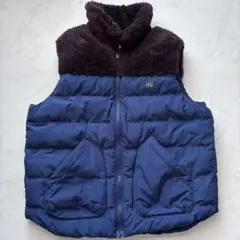 130cm uu アンダーカバー　ユニクロ　ダウンベスト ネイビー