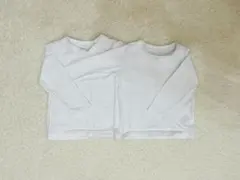 【記名なし】西松屋　白ロンT　８０サイズ