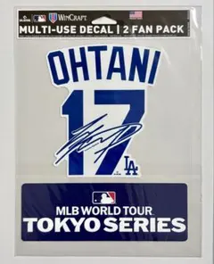 MLB ワールドツアー東京シリーズ ファンデカール ドジャース 大谷翔平