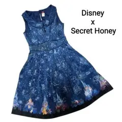 Disney x Secret Honey ノースリーブワンピース
