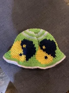 ニット　チューリップハット　y2k opium