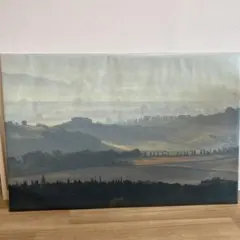 風景画 アートパネル トスカーナの丘陵地帯のサムネイル