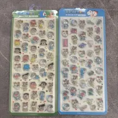 韓国限定　ドラえもん　3Dステッカーシール　2枚セット　①